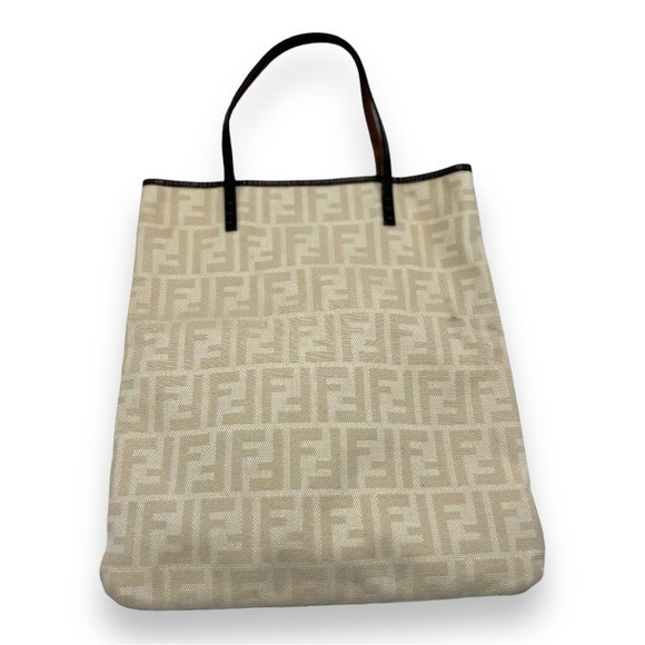 Fendi Zucca. Tote with Pouch - Picture 6 of 16